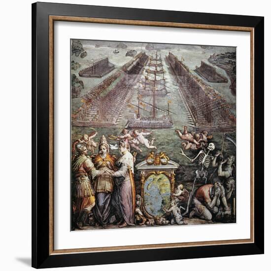 Battle Of Lepanto, 1571-null-Framed Giclee Print