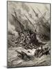 Battle of Lepanto in 1571, Illustration from 'Bibliotheque Des Croisades' by J-F. Michaud, 1877-Gustave Doré-Mounted Giclee Print