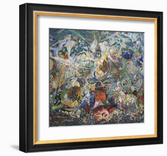 Battle of Lights, Coney Island, Mardi Gras, 1913-14-Joseph Stella-Framed Art Print