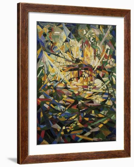 Battle of Lights, Coney Island-Joseph Stella-Framed Art Print