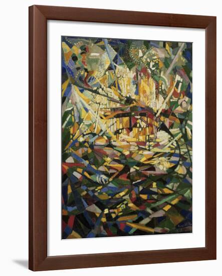 Battle of Lights, Coney Island-Joseph Stella-Framed Art Print