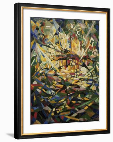 Battle of Lights, Coney Island-Joseph Stella-Framed Art Print