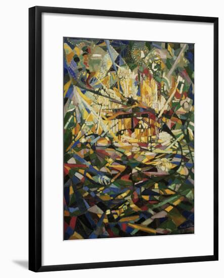 Battle of Lights, Coney Island-Joseph Stella-Framed Art Print
