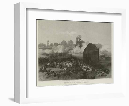 Battle of Long Island, 1776-Alonzo Chappel-Framed Giclee Print