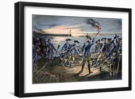 Battle of Long Island, 1776-null-Framed Giclee Print