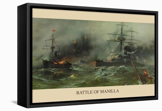 Battle of Manila Harbor-null-Framed Stretched Canvas
