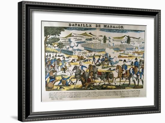 Battle of Marengo, 13 June, 1800-Francois Georgin-Framed Giclee Print