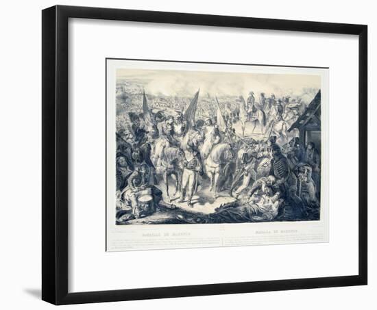 Battle of Marengo, 14 June, 1800-null-Framed Giclee Print