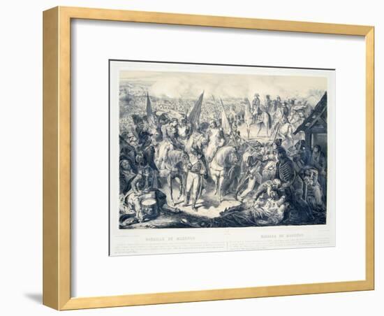 Battle of Marengo, 14 June, 1800-null-Framed Giclee Print