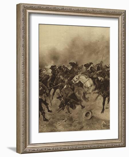 Battle of Marston Moor, 1644-Henri-Louis Dupray-Framed Giclee Print