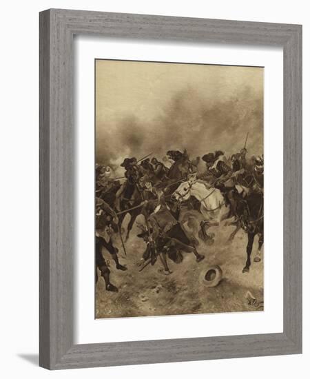 Battle of Marston Moor, 1644-Henri-Louis Dupray-Framed Giclee Print