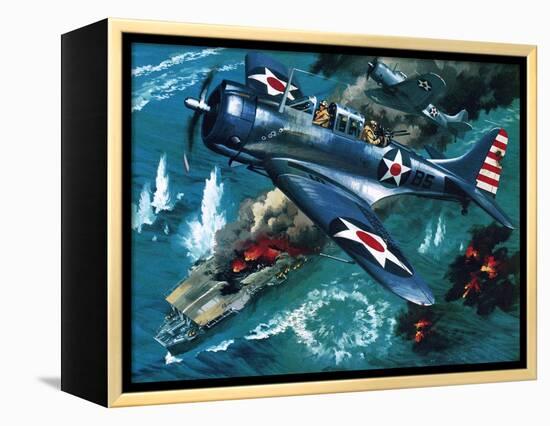Battle of Midway-Wilf Hardy-Framed Premier Image Canvas