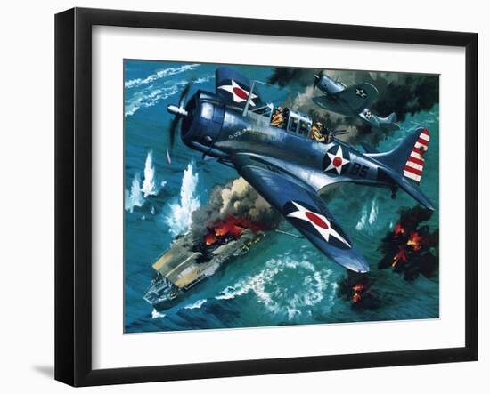 Battle of Midway-Wilf Hardy-Framed Giclee Print