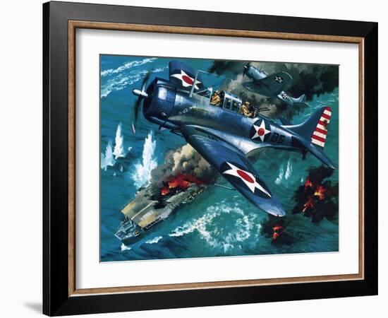 Battle of Midway-Wilf Hardy-Framed Giclee Print