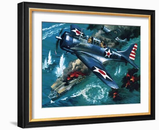 Battle of Midway-Wilf Hardy-Framed Giclee Print