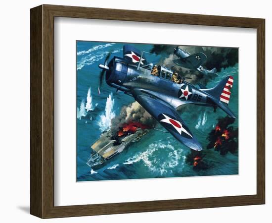 Battle of Midway-Wilf Hardy-Framed Giclee Print