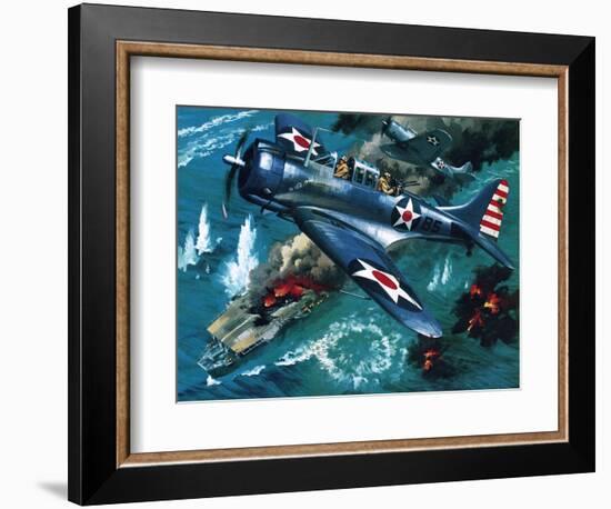 Battle of Midway-Wilf Hardy-Framed Giclee Print