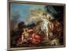 Battle of Minerve against Mars Painting by Jacques Louis David (1748-1825) Sun. 1,4X1,8 M-Jacques Louis David-Mounted Giclee Print