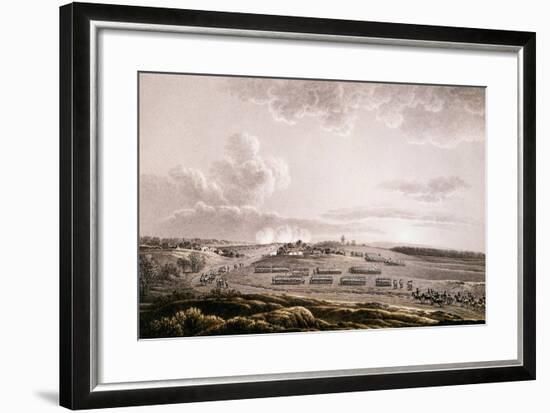 Battle of Mohrungen Between French and Russians, January 25, 1807-null-Framed Giclee Print