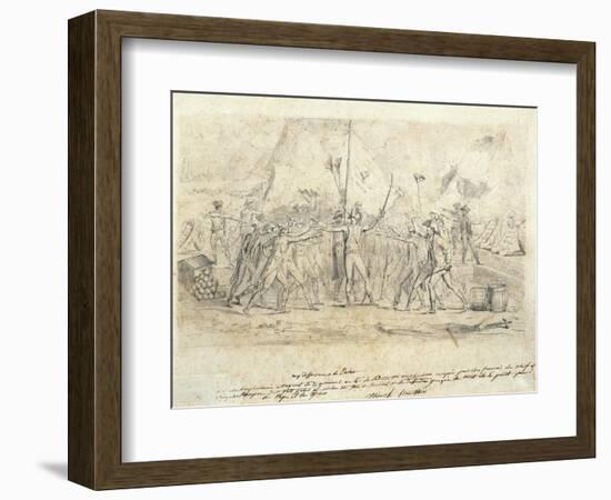 Battle of Montenotte, April 11-12, 1796-Jean Baptiste Joseph Wicar-Framed Giclee Print