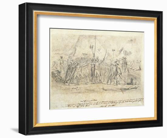 Battle of Montenotte, April 11-12, 1796-Jean Baptiste Joseph Wicar-Framed Giclee Print