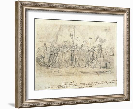 Battle of Montenotte, April 11-12, 1796-Jean Baptiste Joseph Wicar-Framed Giclee Print