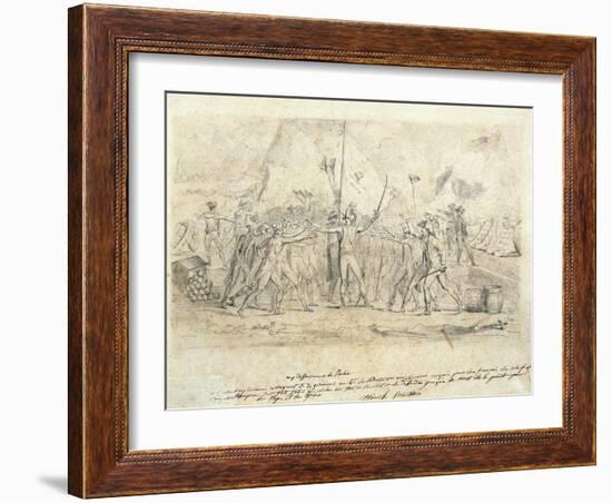 Battle of Montenotte, April 11-12, 1796-Jean Baptiste Joseph Wicar-Framed Giclee Print