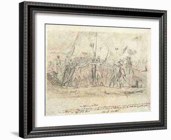 Battle of Montenotte, April 11-12, 1796-Jean Baptiste Joseph Wicar-Framed Giclee Print