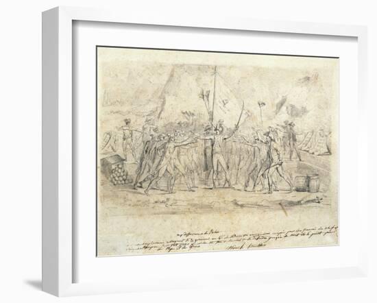 Battle of Montenotte, April 11-12, 1796-Jean Baptiste Joseph Wicar-Framed Premium Giclee Print