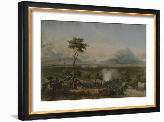 Battle of Monterrey, General Taylor's Troops, September 1846-Carl Nebel-Framed Giclee Print