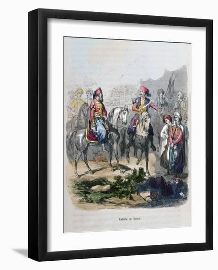 Battle of Nezib, 1839-Jean Adolphe Beauce-Framed Giclee Print