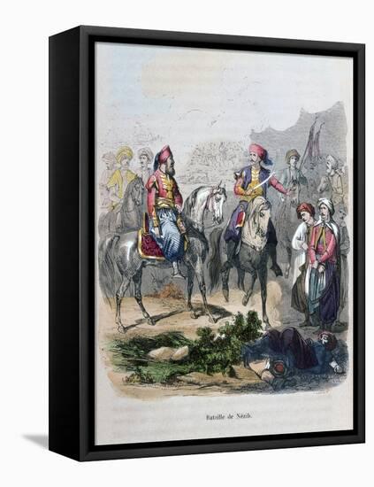 Battle of Nezib, 1839-Jean Adolphe Beauce-Framed Premier Image Canvas