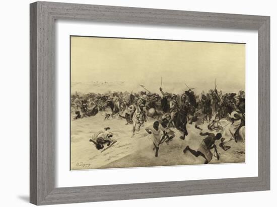 Battle of Omdurman, 1899-Henri-Louis Dupray-Framed Giclee Print