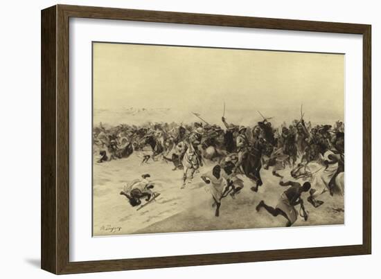 Battle of Omdurman, 1899-Henri-Louis Dupray-Framed Giclee Print