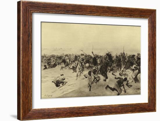 Battle of Omdurman, 1899-Henri-Louis Dupray-Framed Giclee Print