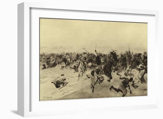 Battle of Omdurman, 1899-Henri-Louis Dupray-Framed Giclee Print