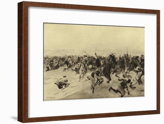 Battle of Omdurman, 1899-Henri-Louis Dupray-Framed Giclee Print