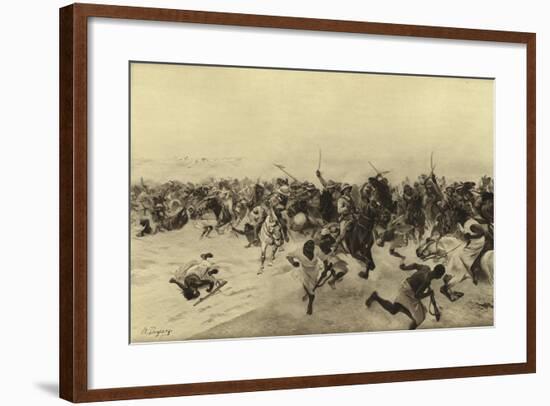 Battle of Omdurman, 1899-Henri-Louis Dupray-Framed Giclee Print