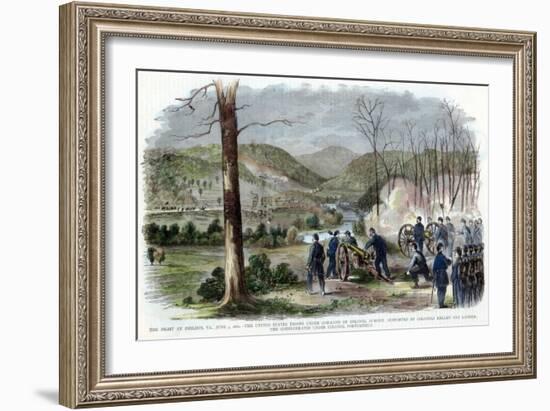 Battle of Philippi, West Virginia, American Civil War, June 1861-null-Framed Giclee Print