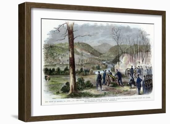 Battle of Philippi, West Virginia, American Civil War, June 1861-null-Framed Giclee Print