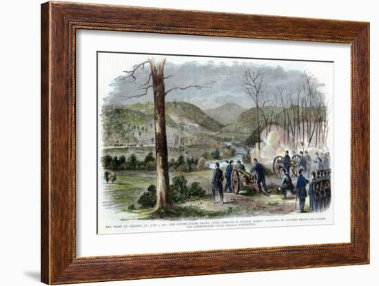 Battle of Philippi, West Virginia, American Civil War, June 1861-null-Framed Giclee Print