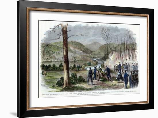 Battle of Philippi, West Virginia, American Civil War, June 1861-null-Framed Giclee Print