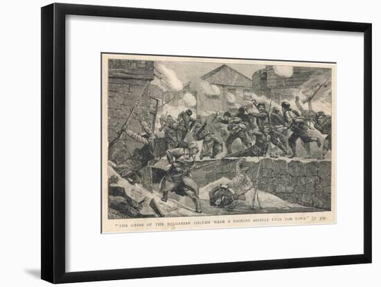 Battle of Pirot 1885-null-Framed Art Print