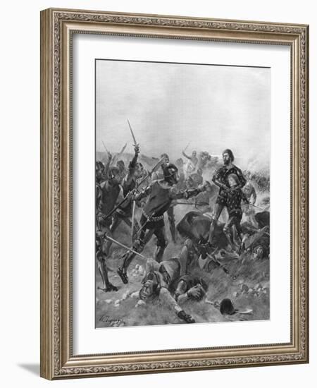 Battle of Poitiers, France, 1356-Henri-Louis Dupray-Framed Giclee Print