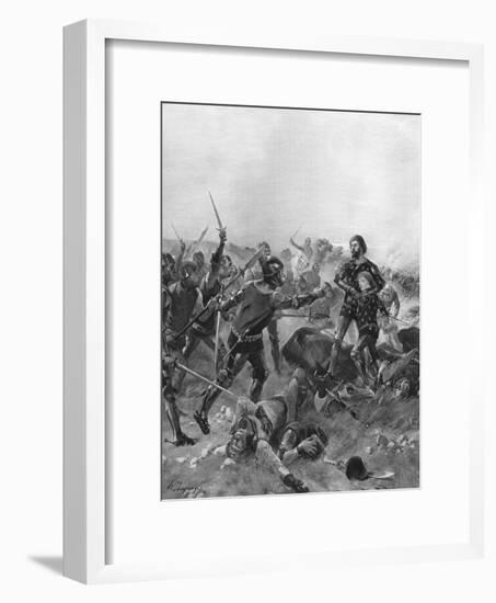 Battle of Poitiers, France, 1356-Henri-Louis Dupray-Framed Giclee Print