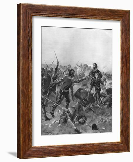 Battle of Poitiers, France, 1356-Henri-Louis Dupray-Framed Giclee Print