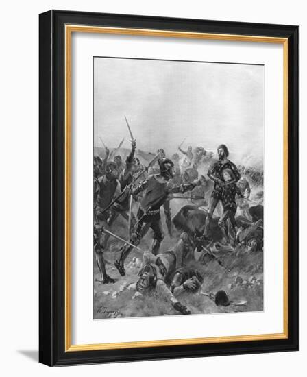 Battle of Poitiers, France, 1356-Henri-Louis Dupray-Framed Giclee Print