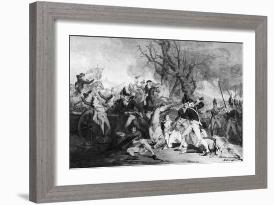 Battle of Princeton, 1777-John Trumbull-Framed Giclee Print