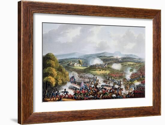 'Battle of Quatre Bras, June 16th 1815'-Thomas Sutherland-Framed Giclee Print