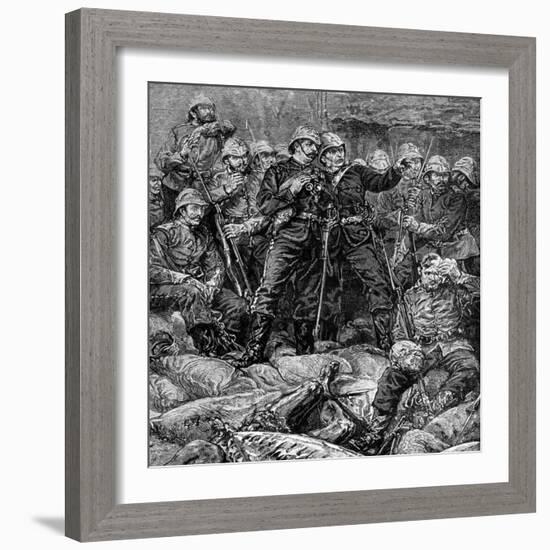 Battle of Rorke's Drift, Natal, Zulu War, 1879-null-Framed Giclee Print